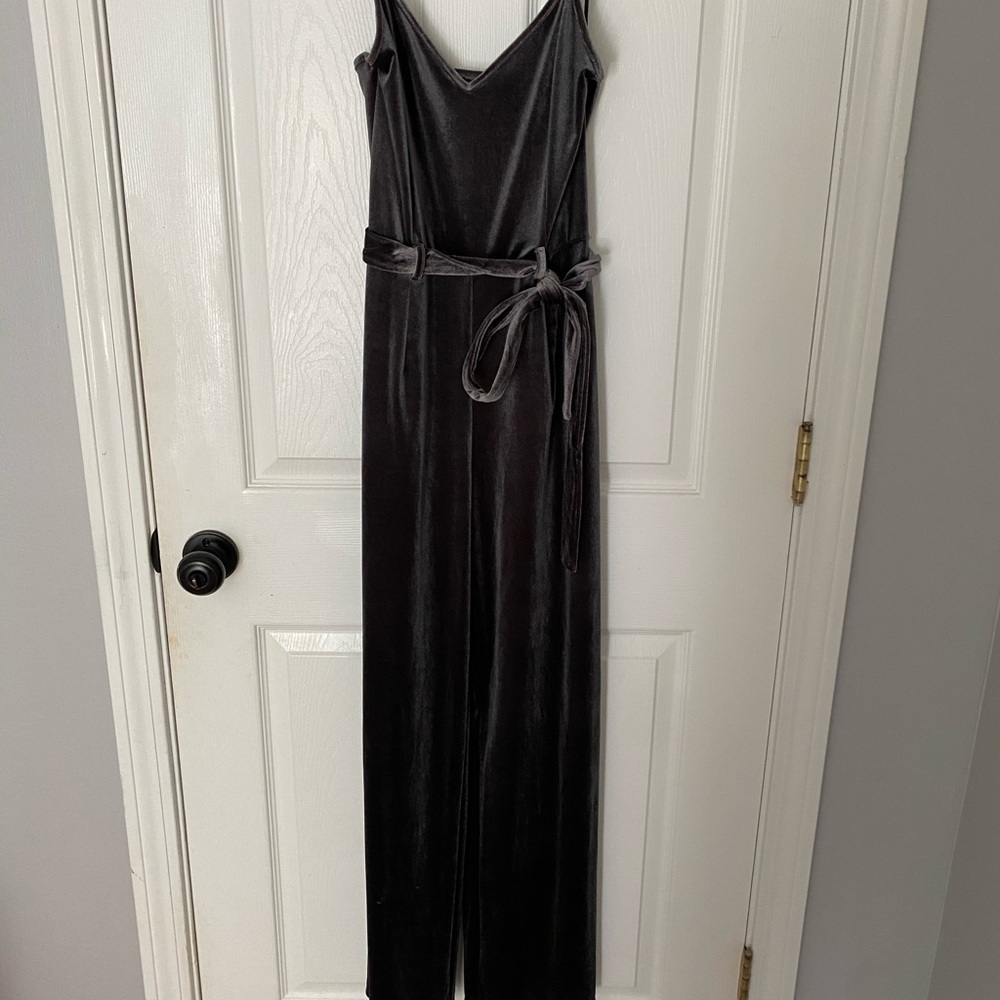 Velvet jumpsuit